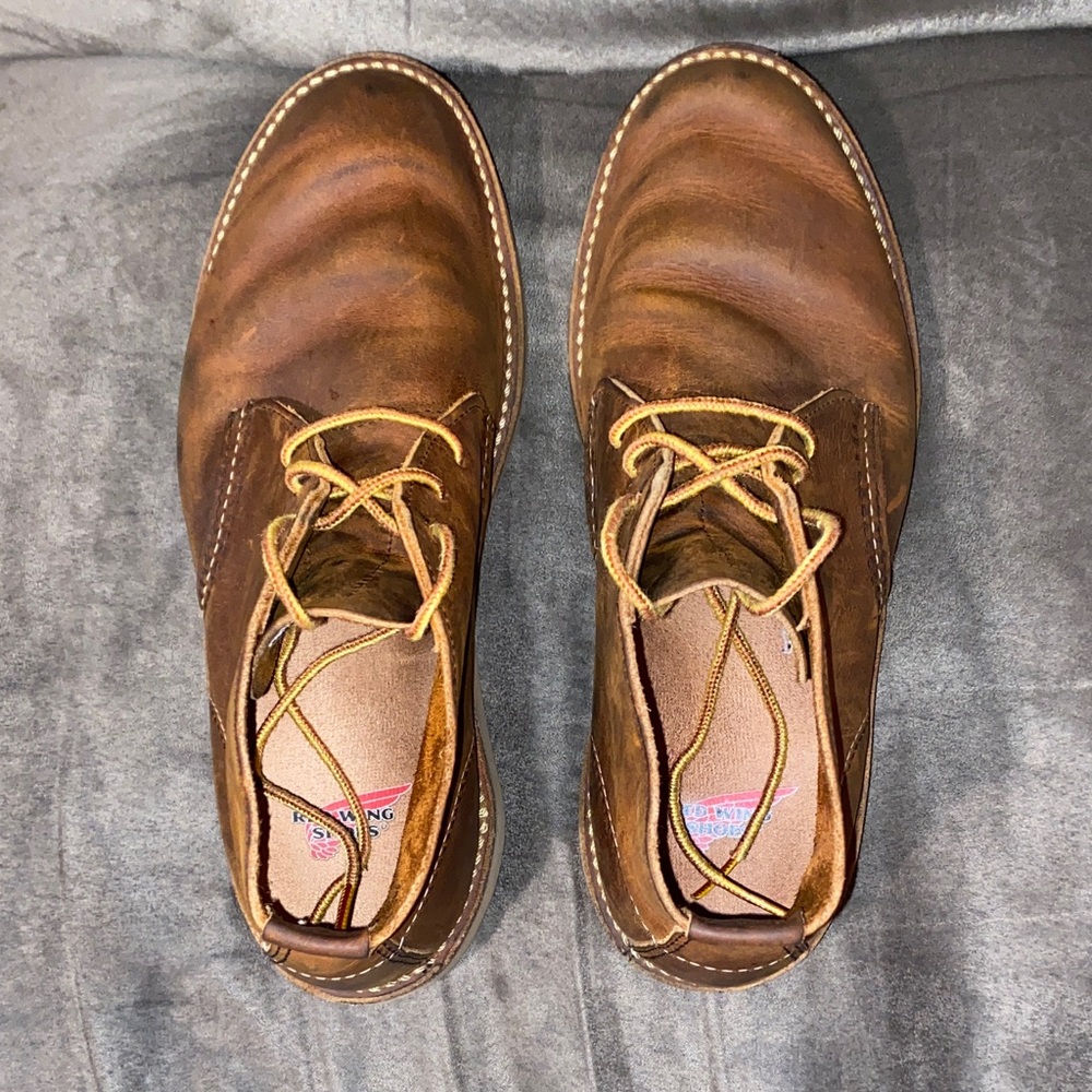 Red Wing Shoes Dark Brown Chukka Boots/ size 7 mens - Picture 4 of 7